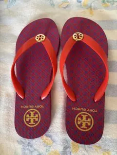 TORY BURCH ビーチサンダル ロゴ入りのサムネイル