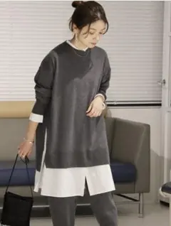 新品ジャーナルスタンダード ロングシャツ＆ウールチュニックニット 2点セット