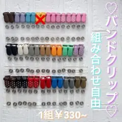 ぽむ様専用 【新品】バンドクリップ 組み合わせ自由☆