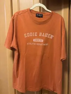 90s後半〜00s Eddie Bauer オレンジ Tシャツ Mサイズ