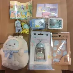 すみっコぐらし　とかげ　ぬいぐるみ　マスコット　布用ステッカー　セット
