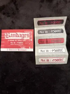 【未使用】G-DRAGON Act III : Motte絆創膏 5枚