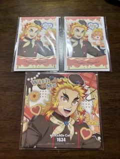 鬼滅の刃 煉獄杏寿郎 バレンタイン＆ホワイトデー チョコ風カード コースター