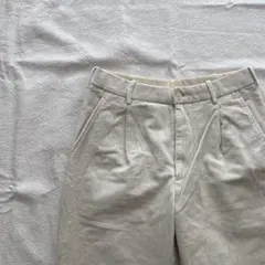 UNIQLO タックワイドパンツ コーデュロイ