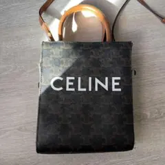 CELINE ロゴ入り ブラックショルダーバッグ 専用