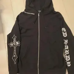Ed Hardy ブラックパーカー Lサイズ