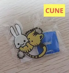 【 CUNE 】アクリル スタンドキーホルダー 新品 うさぎ 虎ネコ 青