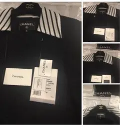 最終値下 入手困難!シャネルChanelダブルジップアップ長袖ジャケットFR38