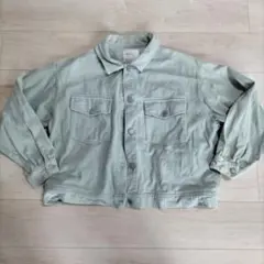 Ray Cassin ミントグリーン デニムジャケット