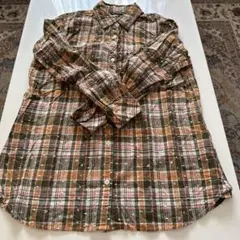 Eddie Bauer チェック柄 長袖シャツ　PL