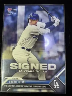 Topps Now 大谷翔平 OS-21 ドジャース契約