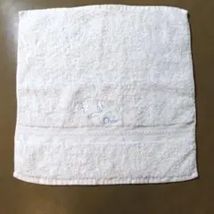 Christian Dior 白 タオルハンカチ