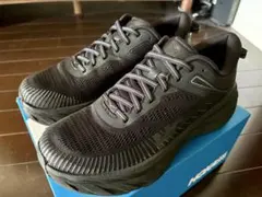 【未使用級】HOKA BONDI 7 ボンダイ7 オールブラック 26.0