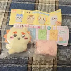 ちいかわクリップぬいぐるみ　カラフルトート　シーサー