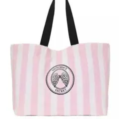 Victoria's Secret トートバッグ ピンクストライプのサムネイル