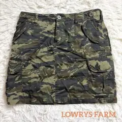 LOWRYS FARM ミニスカート　迷彩　Mのサムネイル