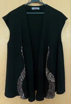 ちりめん織り ジレ 詩仙堂