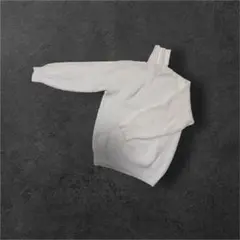 ホワイト タートルネック セーター