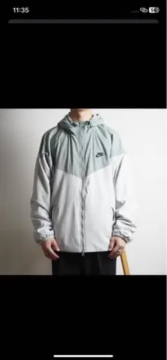 新品 NIKE21AW ルーズフーデッドジャケット ウインドランナー/BZ97