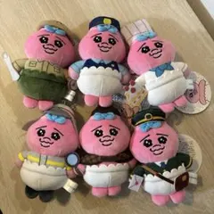 おぱんちゅうさぎ　ぬいぐるみ　マスコットチャーム　働くシリーズ　6点　しまむら