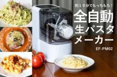 新品未使用 全自動生パスタメーカー EF-PM02 製麺 蕎麦 新品未使用 全自動生パスタメーカー EF-PM02 製麺 蕎麦 - メルカリ