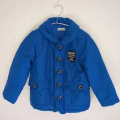 ブランシェス　中綿入りジャンパー　120cm　ブルー