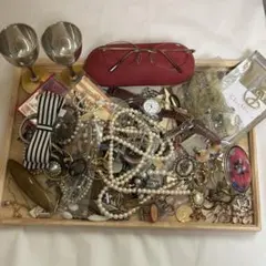 花*じ様 遺品大量まとめ・ジャンク品ビンテージ品ジュエリーセット