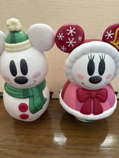 Disney SnoSnow ミッキーミニーフィギュア 2体セット