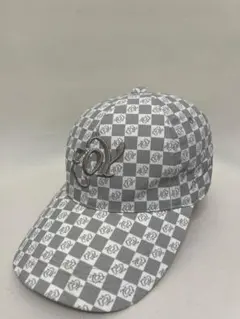 【ZOY】チェック キャップ グレー ホワイト スポーツ　ゴルフ