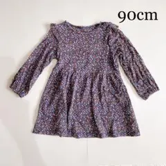 ユニクロ 小花柄 ワンピース 女の子 90