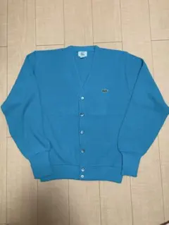IZOD Lacoste ターコイズ カーディガン M