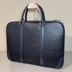【美品】FIVE WOOD GRAIN ブリーフケース ビジネスバッグ シボ革のサムネイル