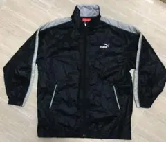 PUMA プーマ　ブラック ウィンドブレーカー　薄手　140cm
