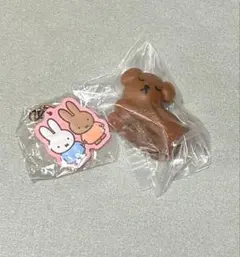 miffyミッフィー　めじるしラバーチャーム　スヤスヤライトマスコット