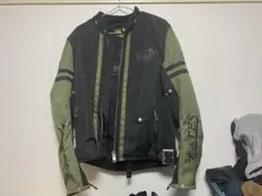 BATES バイクジャケット XL ブラック/オリーブのサムネイル