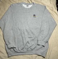 GILDAN ギルダン スウェット 刺繍ロゴ グレー XL メキシコ製