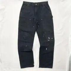 Carhartt ダブルニー W38 L32 革タグ ダック地 ペインターパンツ