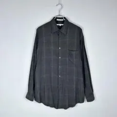 極美品】TICCA スクエアビッグシャツ ギンガムチェック ティッカ 前