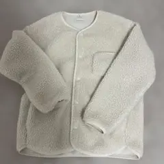 UNIQLO フリースジャケット 160 アイボリー