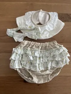 【mocmof 】ブルマ・スタイ・ヘアバンド　おめかし3点セット