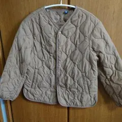 ブラウン キッズ 中綿コート 140cm