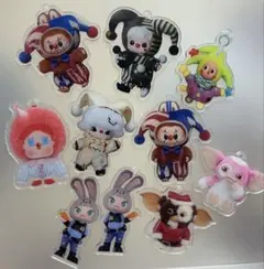 ポップマート　アクリルキーホルダー10個セット