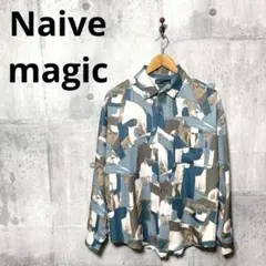 Naive magic ナイーブマジック メンズ 長袖カモフラシャツ Mのサムネイル