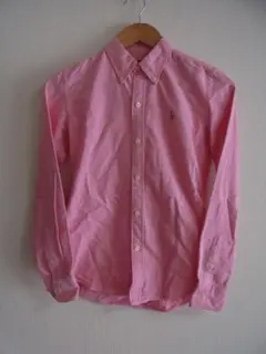 POLO ラルフ ローレン ポニー刺繍 オックスフォード 長袖 シャツ 7 XS