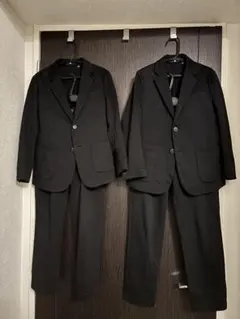ユニクロUNIQLOフォーマルスーツ 140cm2セット双子入学式冠婚葬祭結婚式