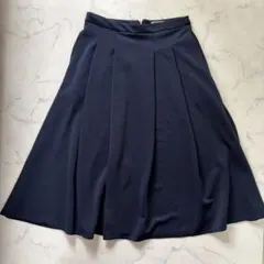 【訳あり格安】LEPSIM フレアスカート M 膝下丈 紺 オフィス 涼しいのサムネイル