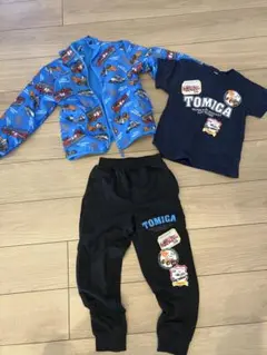 【新品】TOMICA 車プリント3点セット 120cm