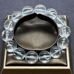 ⬛︎ 高透明度 アイリスクォーツ ブレスレット 約14㎜ 天然石