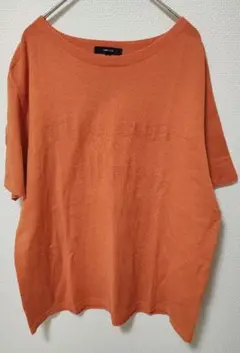 COMME CA ISM 半袖トップス オレンジ
