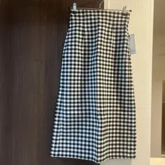 GU ギンガムチェック タイトスカート